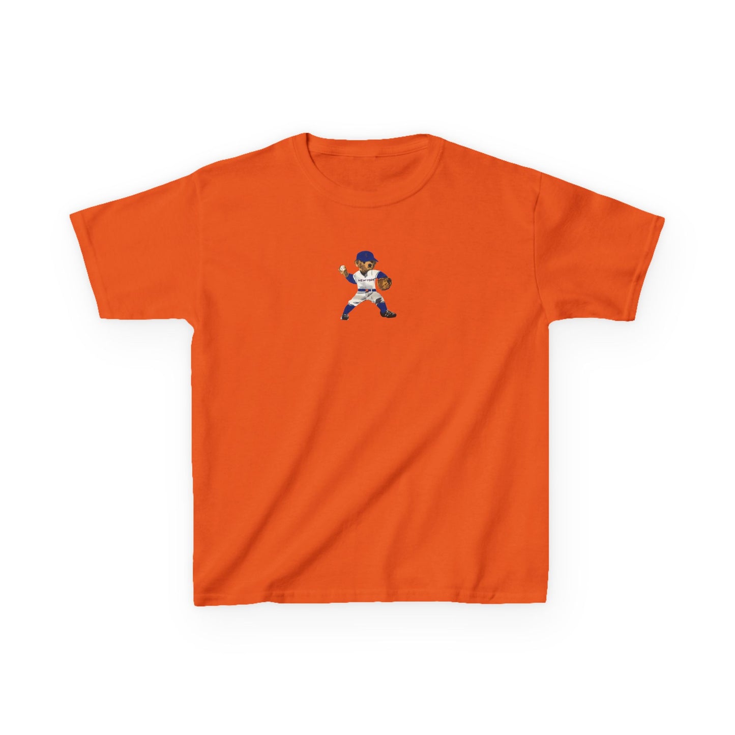 NEW YORK "QUEENS" BASEBALL TEDDY BABY TEE