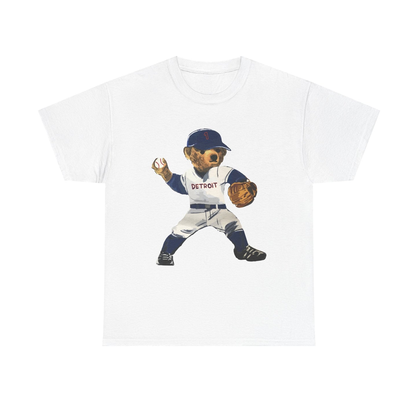 DETROIT BASEBALL TEDDY T-SHIRT