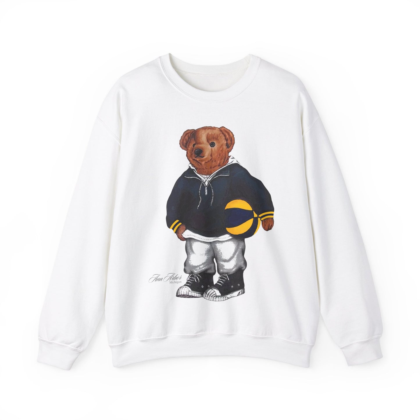 ANN ARBOR BASKETBALL TEDDY SWEATSHIRT