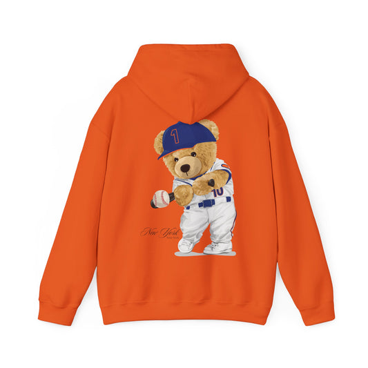 NEW YORK "QUEENS" BASEBALL TEDDY HOODIE
