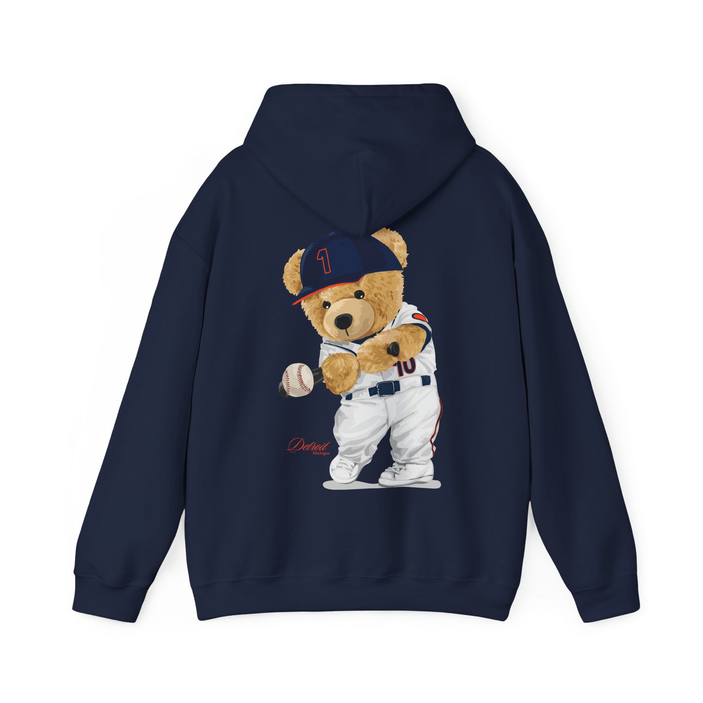 DETROIT BASEBALL TEDDY HOODIE