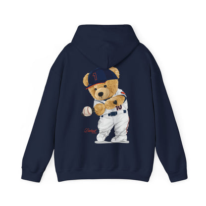 DETROIT BASEBALL TEDDY HOODIE