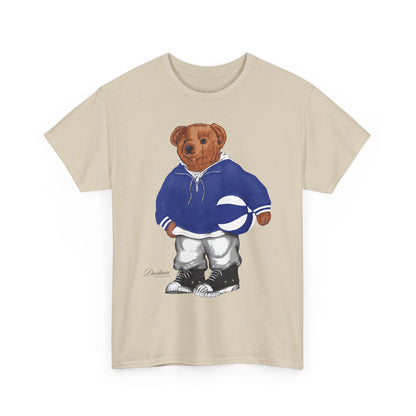 DURHAM NORTH CAROLINA BASKETBALL TEDDY T-SHIRT