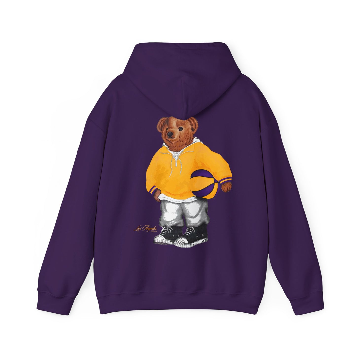 LOS ANGELES CALIFORNIA BASKETBALL TEDDY HOODIE