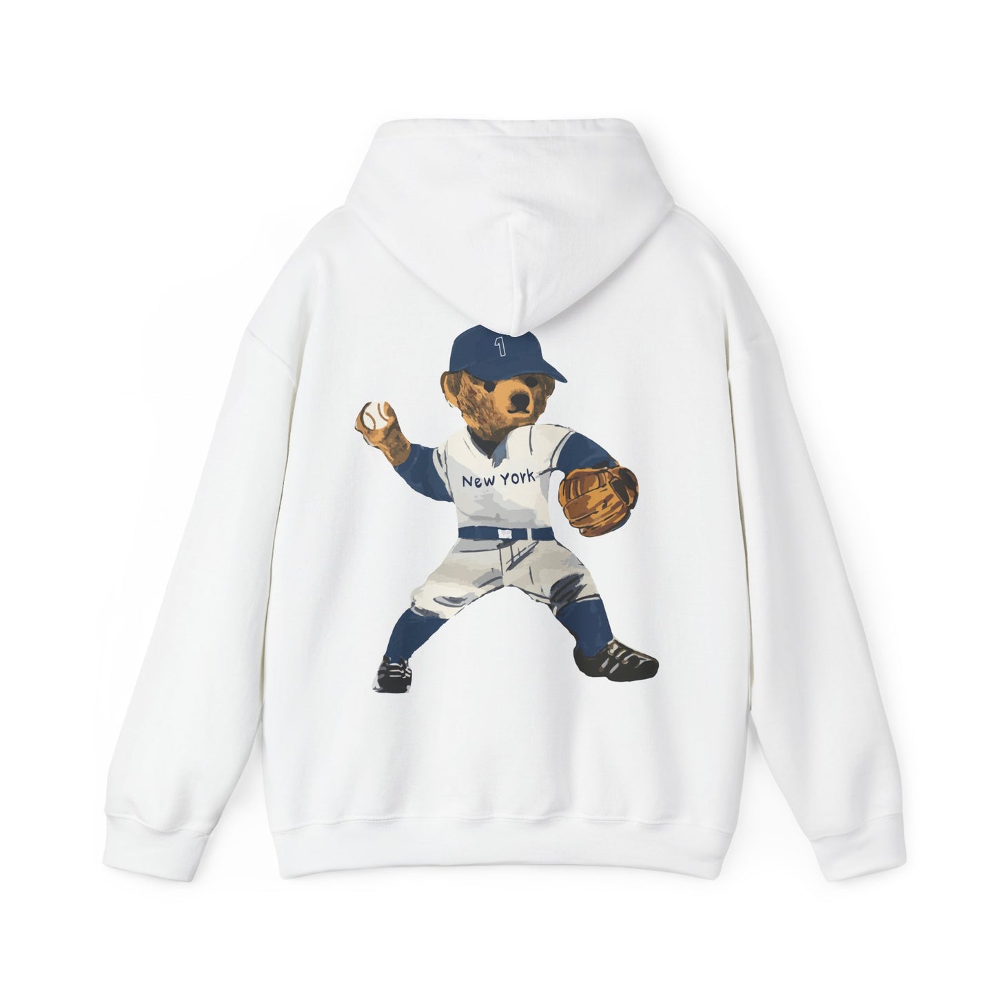 NEW YORK "BRONX" BASEBALL TEDDY HOODIE