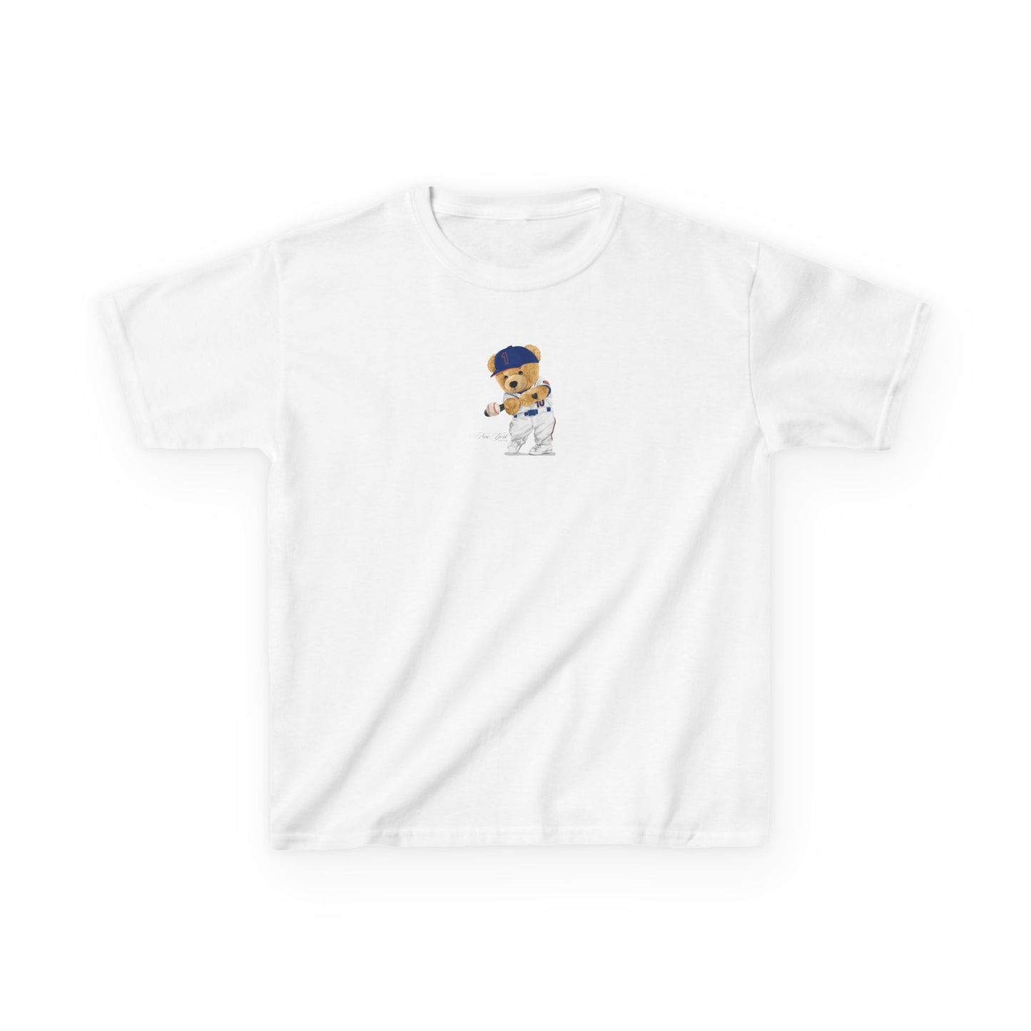 NEW YORK "QUEENS" BASEBALL TEDDY BABY TEE