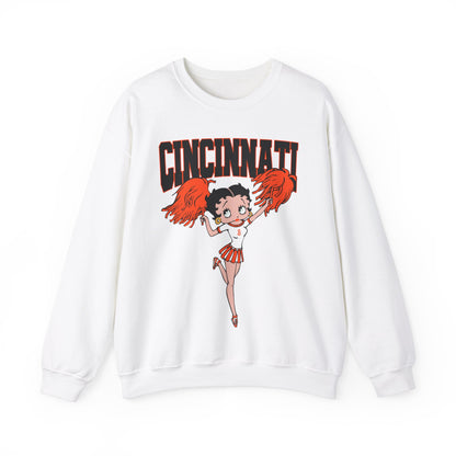 CINCINNATI BETTY BOOP SWEATSHIRT
