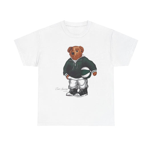 EAST LANSING BASKETBALL TEDDY T-SHIRT