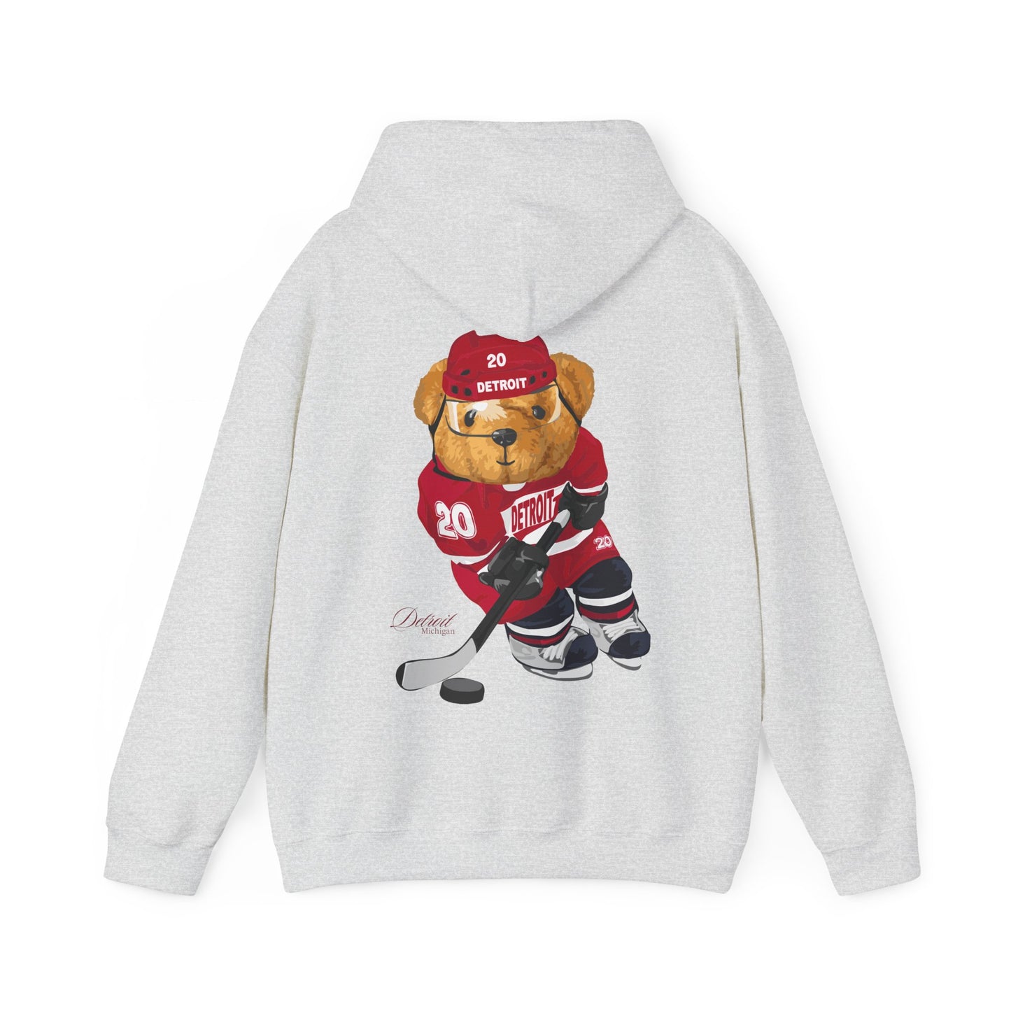DETROIT MICHIGAN TEDDY HOODIE