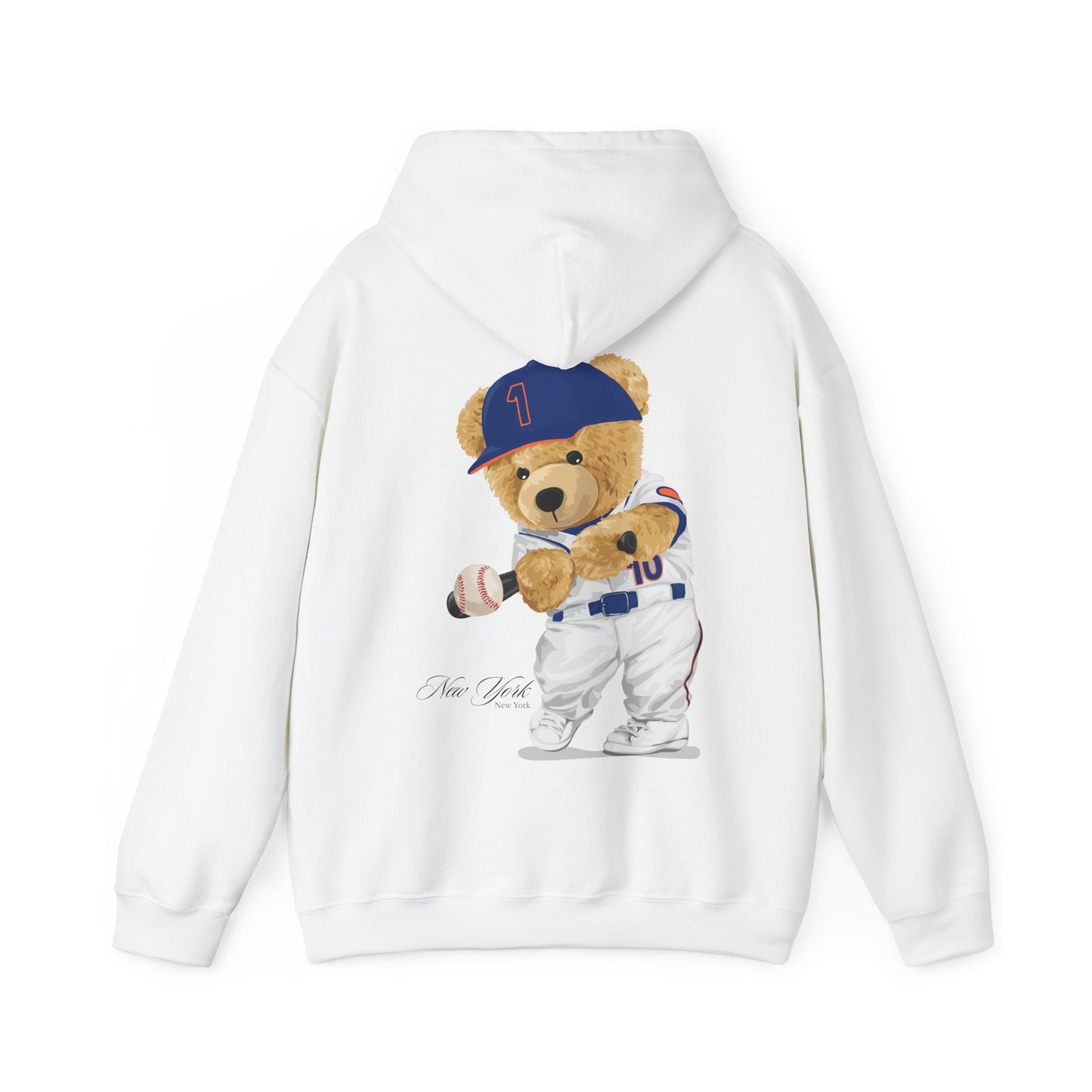 NEW YORK "QUEENS" BASEBALL TEDDY HOODIE