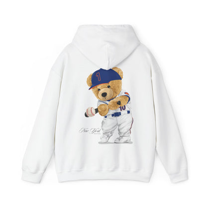 NEW YORK "QUEENS" BASEBALL TEDDY HOODIE