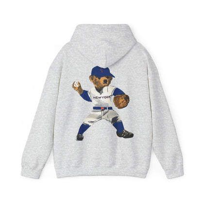 NEW YORK "QUEENS" BASEBALL TEDDY HOODIE