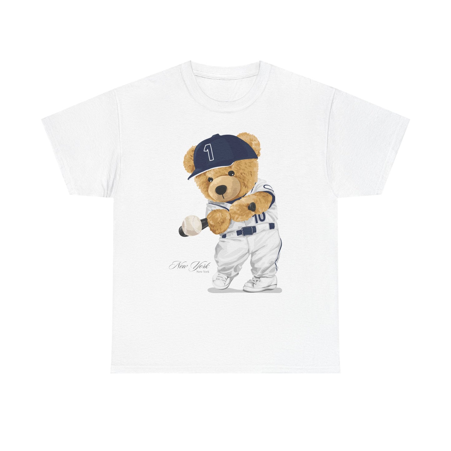 NEW YORK "BRONX" BASEBALL TEDDY T-SHIRT