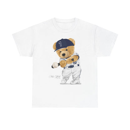 NEW YORK "BRONX" BASEBALL TEDDY T-SHIRT