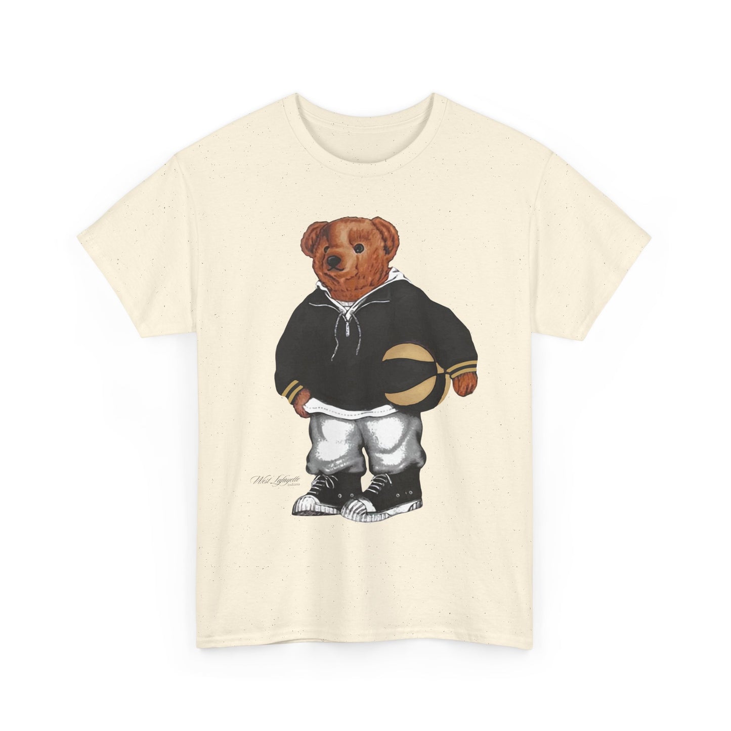 WEST LAFAYETTE INDIANA BASKETBALL TEDDY T-SHIRT