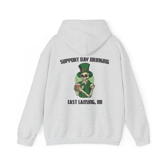 SUPPORT DAY DRINKING EAST LANSING HOODIE
