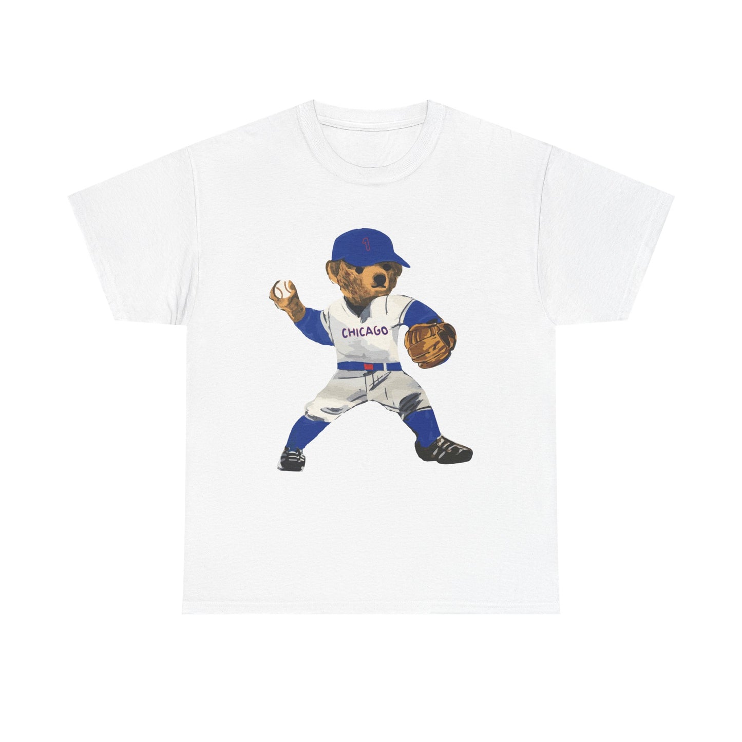 CHICAGO BASEBALL TEDDY T-SHIRT