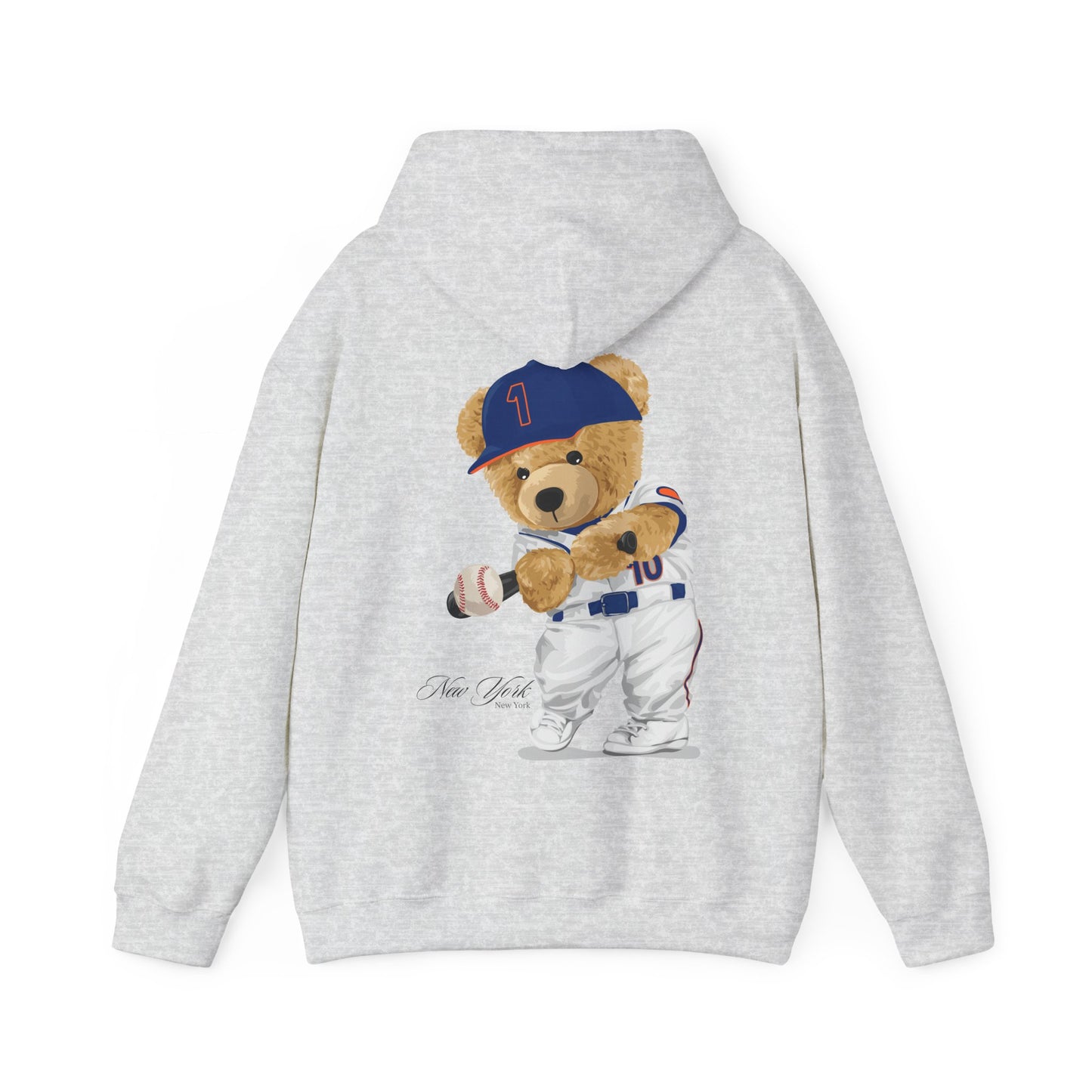 NEW YORK "QUEENS" BASEBALL TEDDY HOODIE