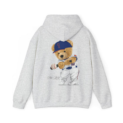 NEW YORK "QUEENS" BASEBALL TEDDY HOODIE
