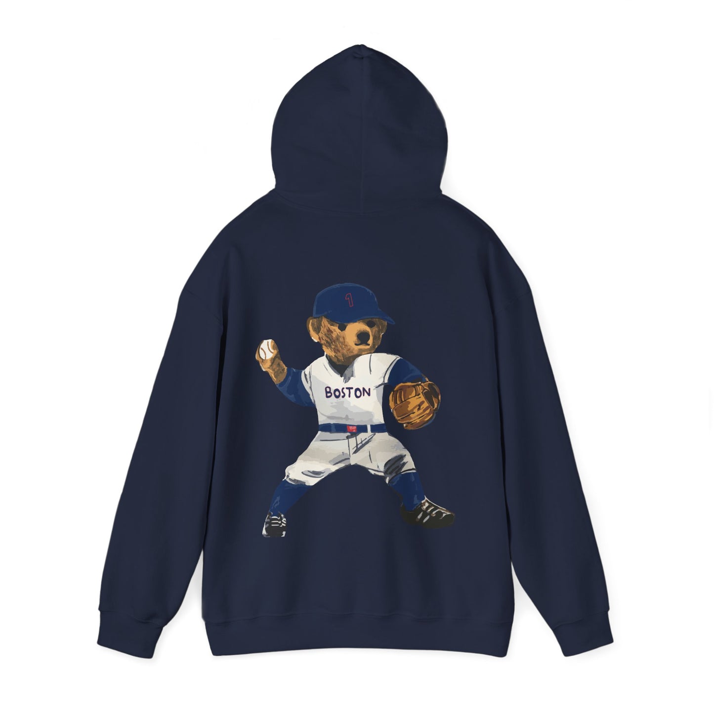 BOSTON BASEBALL TEDDY HOODIE