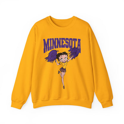 MINNESOTA BETTY BOOP SWEATSHIRT