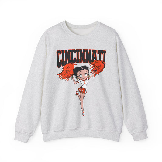 CINCINNATI BETTY BOOP SWEATSHIRT