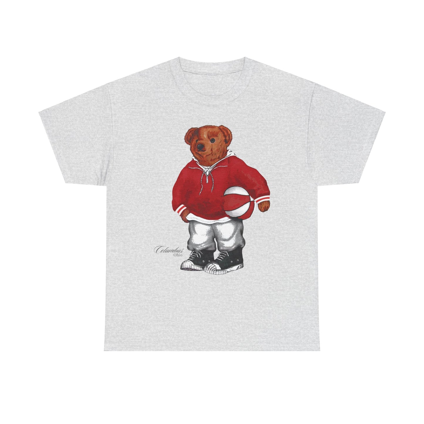 COLUMBUS OHIO BASKETBALL TEDDY T-SHIRT