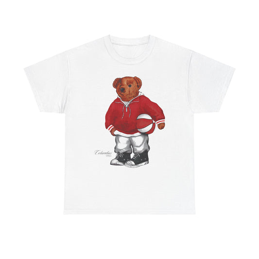 COLUMBUS OHIO BASKETBALL TEDDY T-SHIRT