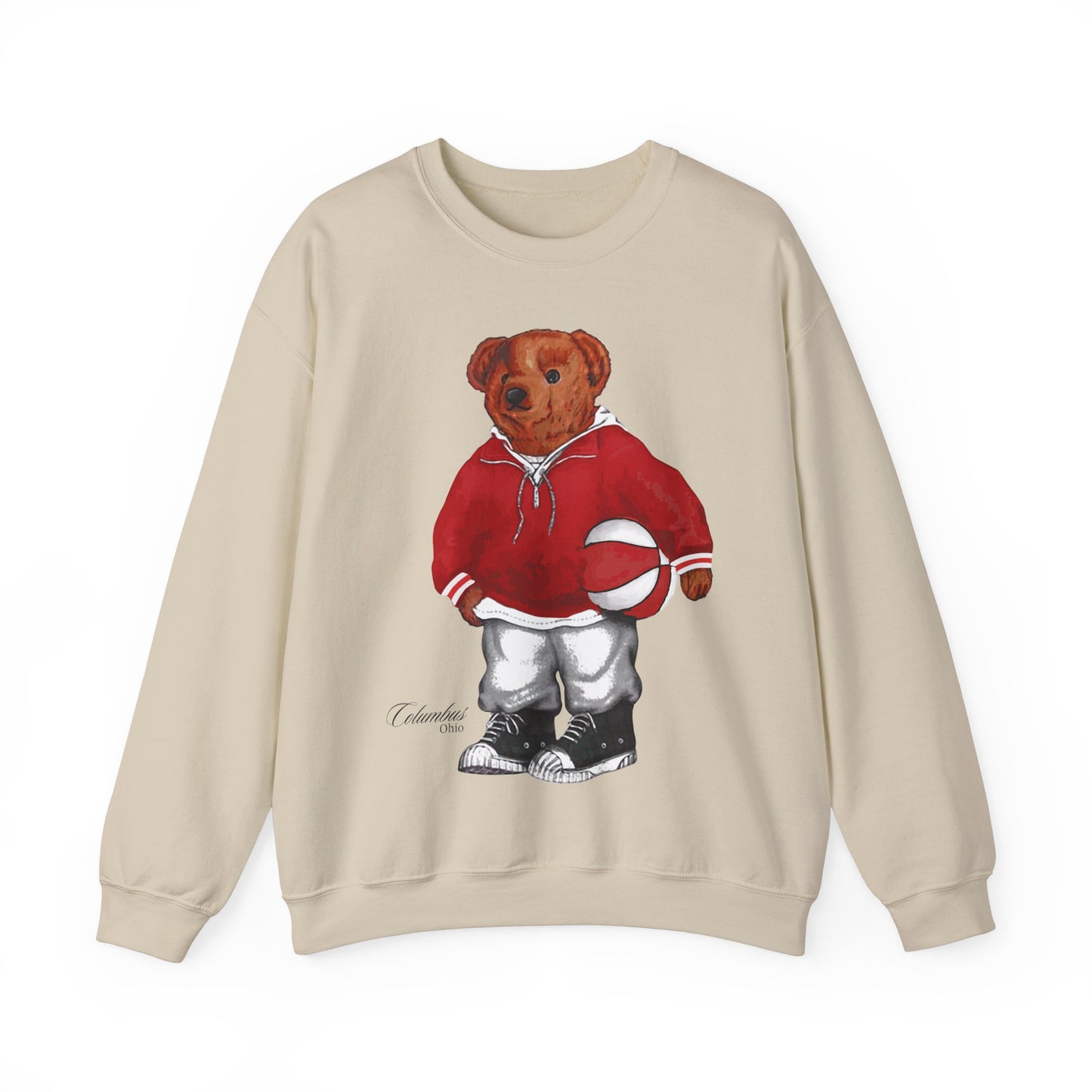 COLUMBUS OHIO BASKETBALL TEDDY SWEATSHIRT