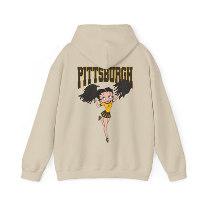 PITTSBURGH BETTY BOOP TEDDY HOODIE