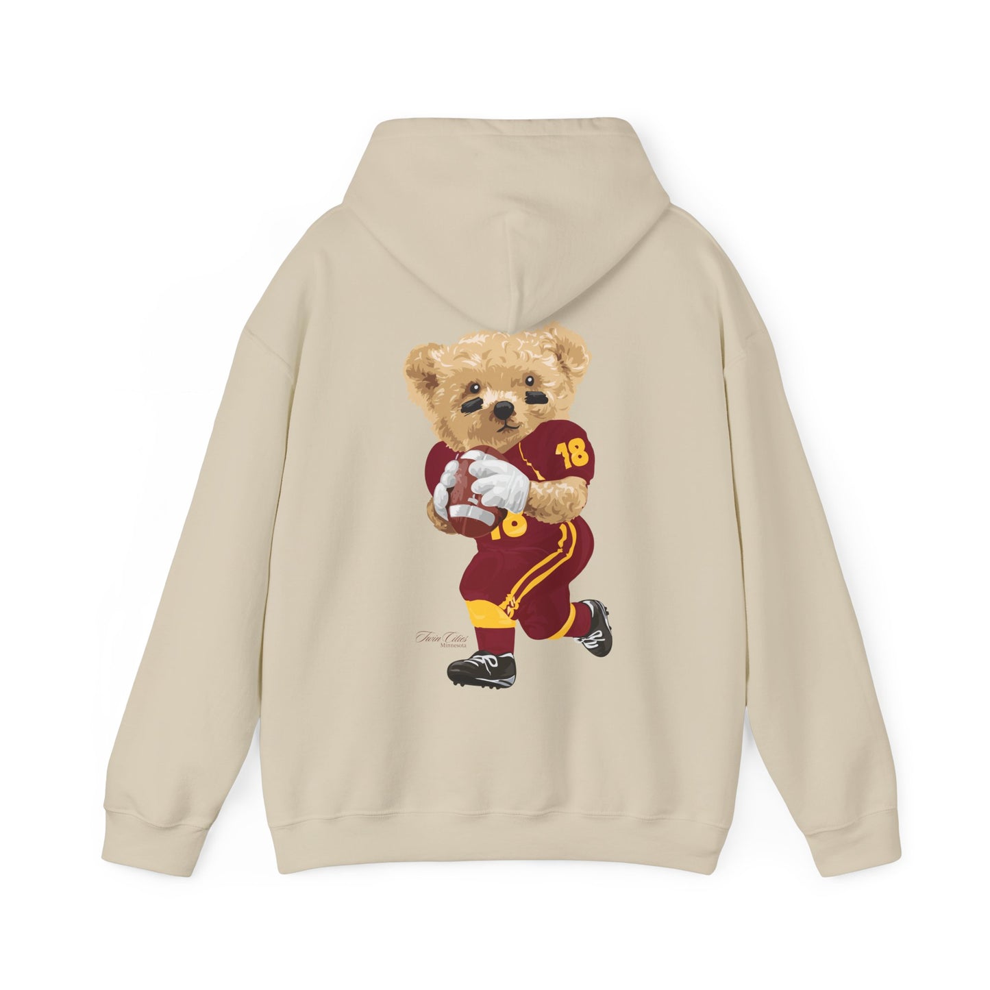 TWIN CITIES MINNESOTA TEDDY HOODIE