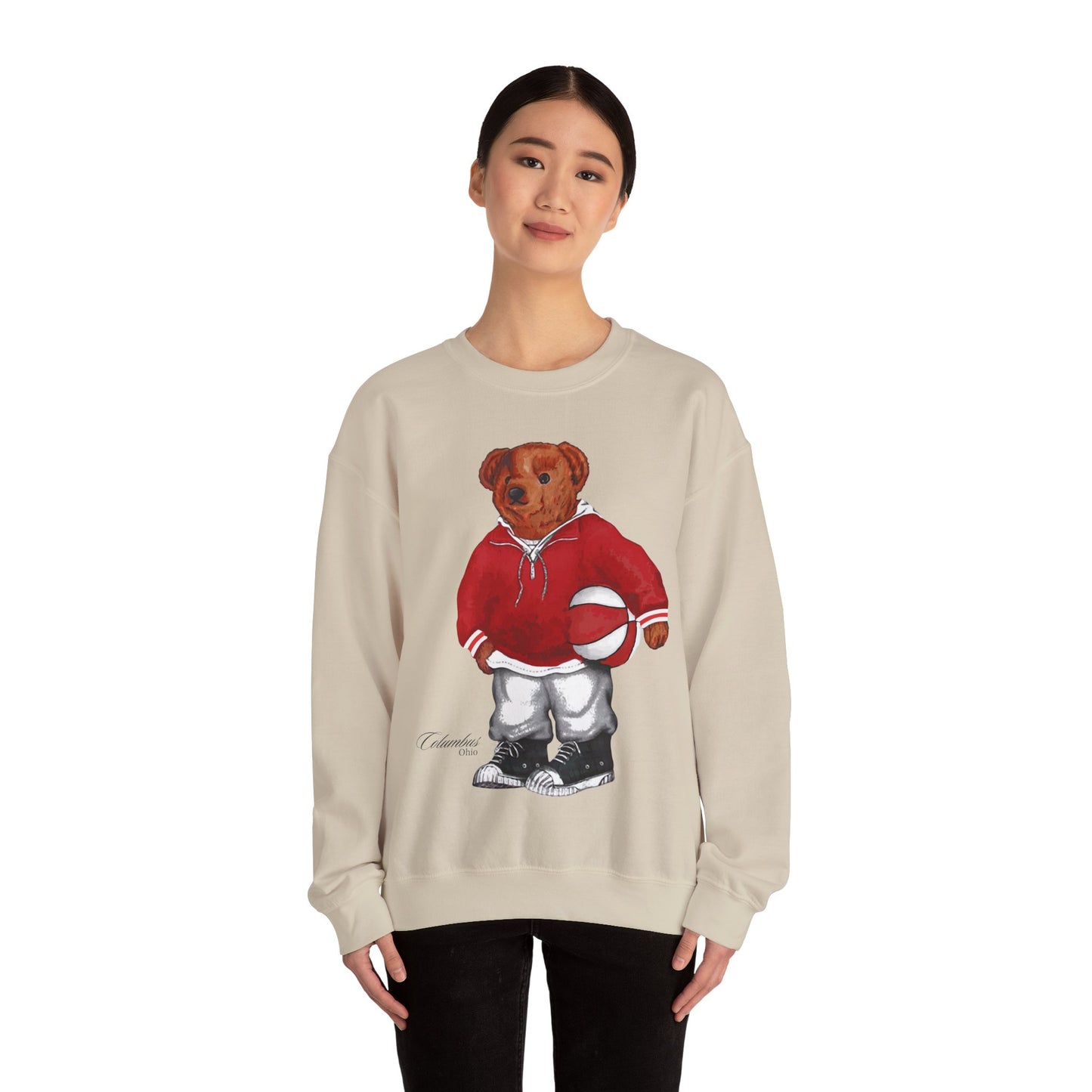 COLUMBUS OHIO BASKETBALL TEDDY SWEATSHIRT