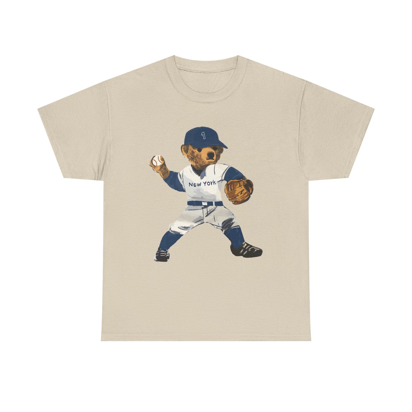 NEW YORK "BRONX" BASEBALL TEDDY T-SHIRT