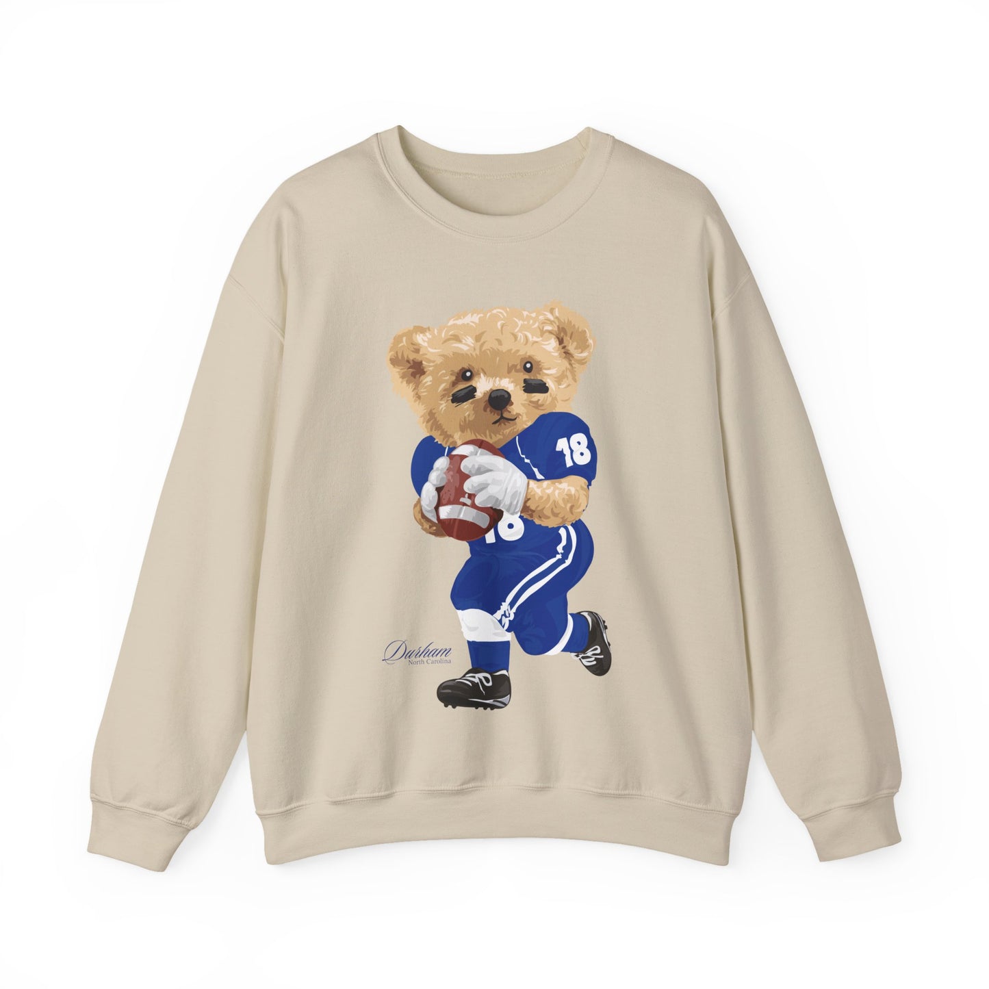 DURHAM, NORTH CAROLINA TEDDY SWEATSHIRT