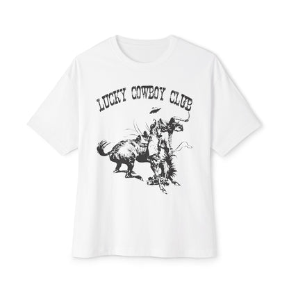 LUCKY COWBOY CLUB BOXY TEE