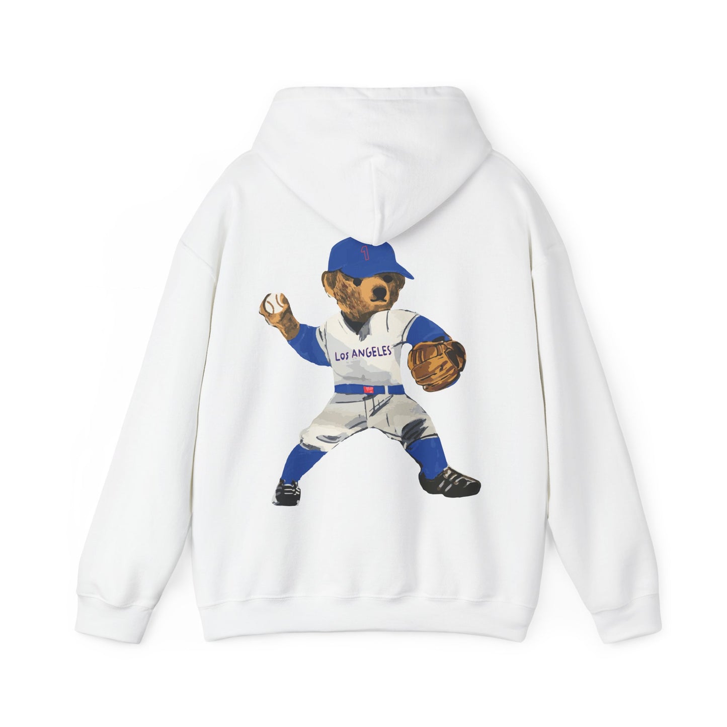 LOS ANGELES BASEBALL TEDDY HOODIE