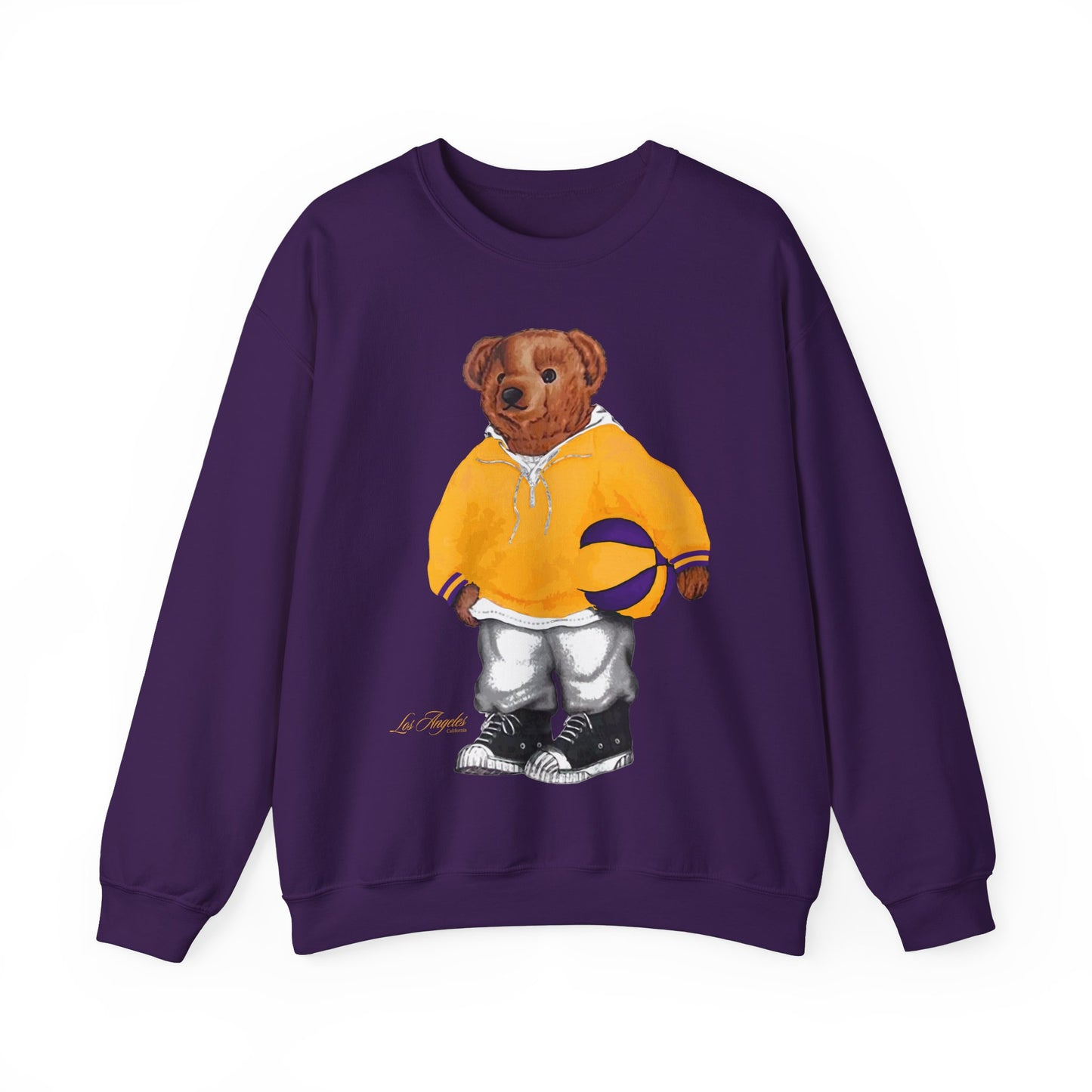 LOS ANGELES CALIFORNIA BASKETBALL TEDDY SWEATSHIRT