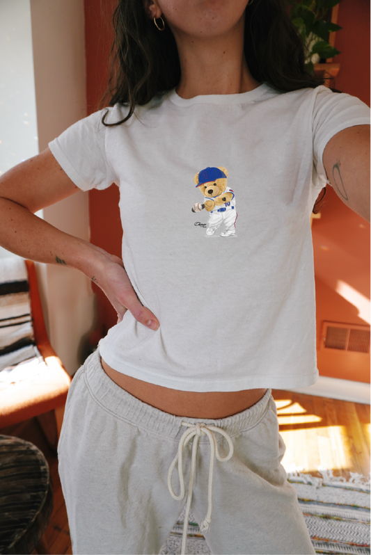 CHICAGO BASEBALL TEDDY BABY TEE