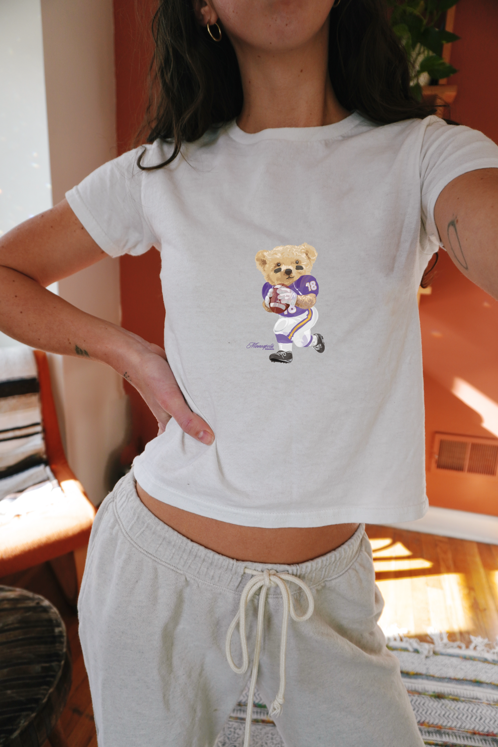 MINNEAPOLIS MINNESOTA TEDDY BABY TEE